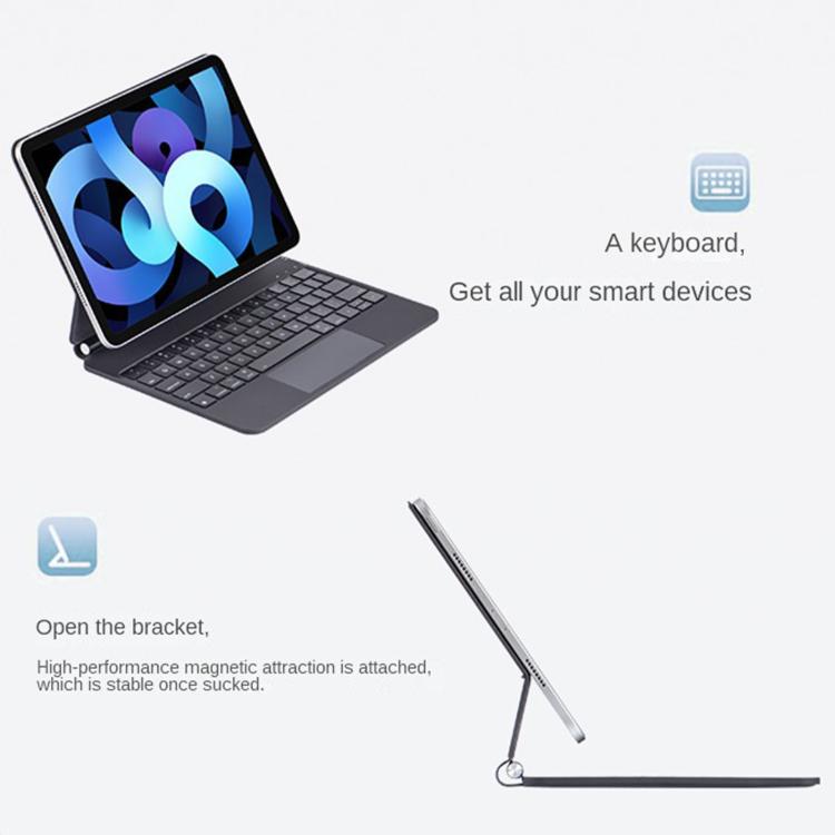 Touchpad Magic Keyboard Integrated Magnetic Protective Case, For iPad Air 11 2025 / 2024 / Pro 11