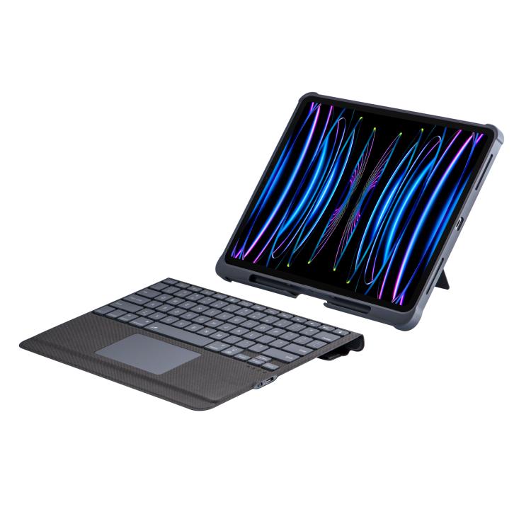 分離式藍牙背光鍵盤磁吸四角氣囊保護套，適用於 iPad Air 13 2025 / 2024 / Pro 12.9