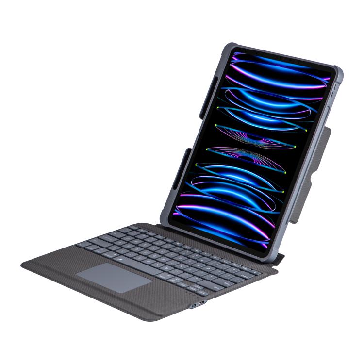 分離式藍牙背光鍵盤磁吸四角氣囊保護套，適用於 iPad Air 13 2025 / 2024 / Pro 12.9