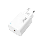 TE-PD46 GaN 100W PD 45W 完全相容協議充電器，歐規插頭