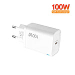 TE-PD46 GaN 100W PD 45W 完全相容協議充電器，歐規插頭
