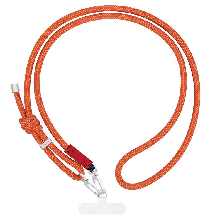 Recycled polyester yarn color-blocked woven hanging rope