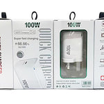 TE-PD46 GaN 100W PD 45W 完全相容協議充電器，英規插頭