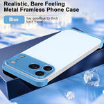 超薄無框鈦合金四角防震手機殼，適用於 iPhone 17 Pro Max、iPhone 17 Pro、iPhone 17、iPhone Air
