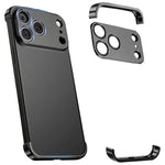 超薄無框鈦合金四角防震手機殼，適用於 iPhone 17 Pro Max、iPhone 17 Pro、iPhone 17、iPhone Air