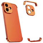 超薄無框鈦合金四角防震手機殼，適用於 iPhone 17 Pro Max、iPhone 17 Pro、iPhone 17、iPhone Air