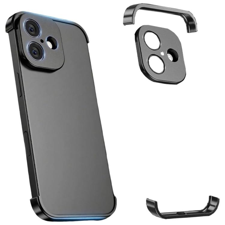 超薄無框鈦合金四角防震手機殼，適用於 iPhone 17 Pro Max、iPhone 17 Pro、iPhone 17、iPhone Air