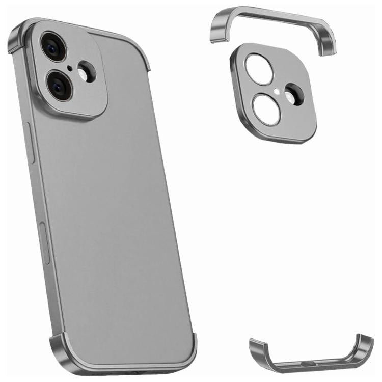 超薄無框鈦合金四角防震手機殼，適用於 iPhone 17 Pro Max、iPhone 17 Pro、iPhone 17、iPhone Air