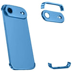 超薄無框鈦合金四角防震手機殼，適用於 iPhone 17 Pro Max、iPhone 17 Pro、iPhone 17、iPhone Air