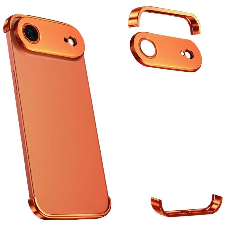 超薄無框鈦合金四角防震手機殼，適用於 iPhone 17 Pro Max、iPhone 17 Pro、iPhone 17、iPhone Air