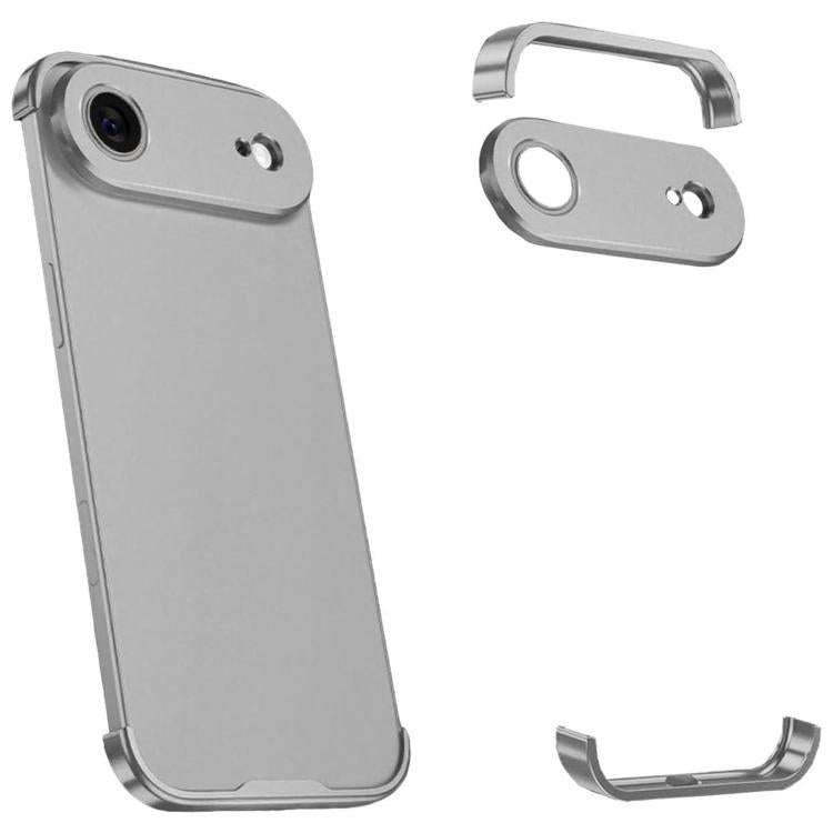 超薄無框鈦合金四角防震手機殼，適用於 iPhone 17 Pro Max、iPhone 17 Pro、iPhone 17、iPhone Air