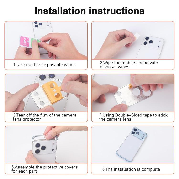 超薄無框鈦合金四角防震手機殼，適用於 iPhone 17 Pro Max、iPhone 17 Pro、iPhone 17、iPhone Air