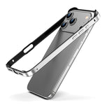 金屬混合矽膠四角防震散熱手機框架殼，適用於 iPhone 17 Pro Max、iPhone 17 Pro、iPhone 17、iPhone Air