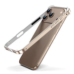 金屬混合矽膠四角防震散熱手機框架殼，適用於 iPhone 17 Pro Max、iPhone 17 Pro、iPhone 17、iPhone Air