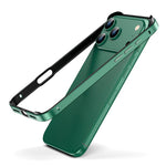金屬混合矽膠四角防震散熱手機框架殼，適用於 iPhone 17 Pro Max、iPhone 17 Pro、iPhone 17、iPhone Air