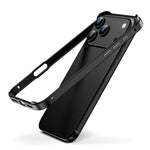 金屬混合矽膠四角防震散熱手機框架殼，適用於 iPhone 17 Pro Max、iPhone 17 Pro、iPhone 17、iPhone Air