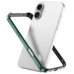 金屬混合矽膠四角防震散熱手機框架殼，適用於 iPhone 17 Pro Max、iPhone 17 Pro、iPhone 17、iPhone Air