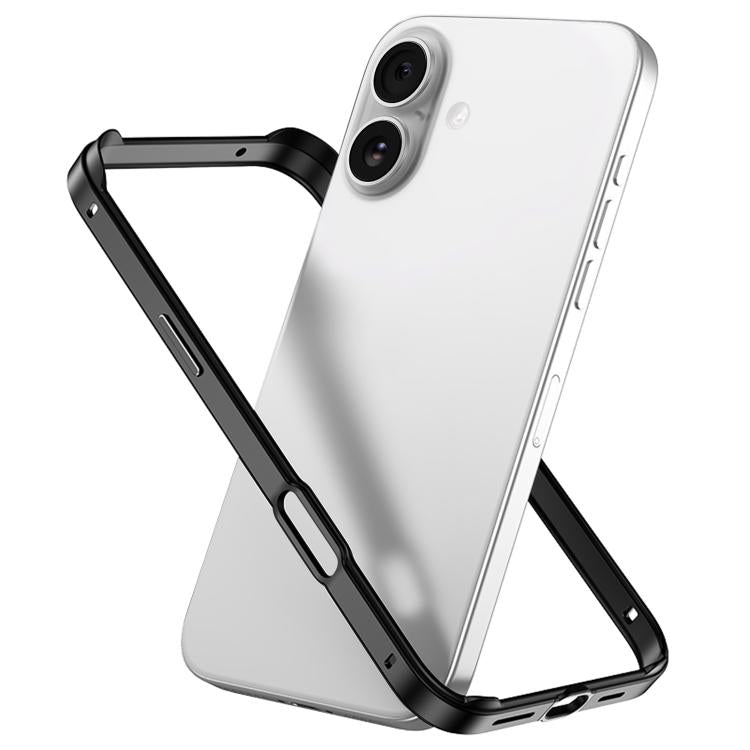 金屬混合矽膠四角防震散熱手機框架殼，適用於 iPhone 17 Pro Max、iPhone 17 Pro、iPhone 17、iPhone Air
