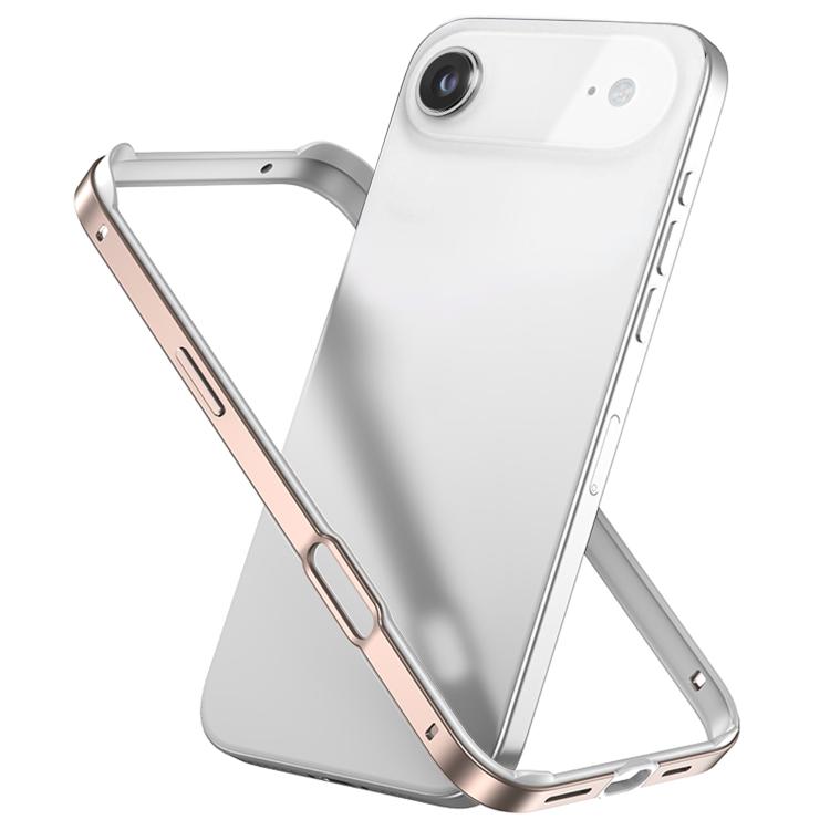 金屬混合矽膠四角防震散熱手機框架殼，適用於 iPhone 17 Pro Max、iPhone 17 Pro、iPhone 17、iPhone Air