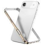 金屬混合矽膠四角防震散熱手機框架殼，適用於 iPhone 17 Pro Max、iPhone 17 Pro、iPhone 17、iPhone Air