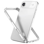 金屬混合矽膠四角防震散熱手機框架殼，適用於 iPhone 17 Pro Max、iPhone 17 Pro、iPhone 17、iPhone Air