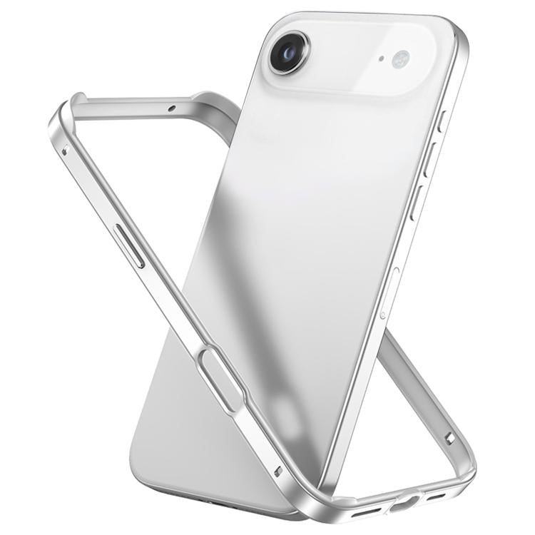 金屬混合矽膠四角防震散熱手機框架殼，適用於 iPhone 17 Pro Max、iPhone 17 Pro、iPhone 17、iPhone Air