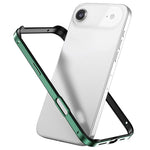 金屬混合矽膠四角防震散熱手機框架殼，適用於 iPhone 17 Pro Max、iPhone 17 Pro、iPhone 17、iPhone Air