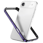 金屬混合矽膠四角防震散熱手機框架殼，適用於 iPhone 17 Pro Max、iPhone 17 Pro、iPhone 17、iPhone Air
