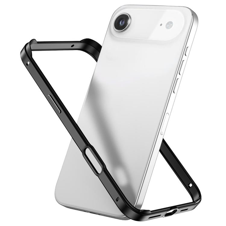 金屬混合矽膠四角防震散熱手機框架殼，適用於 iPhone 17 Pro Max、iPhone 17 Pro、iPhone 17、iPhone Air