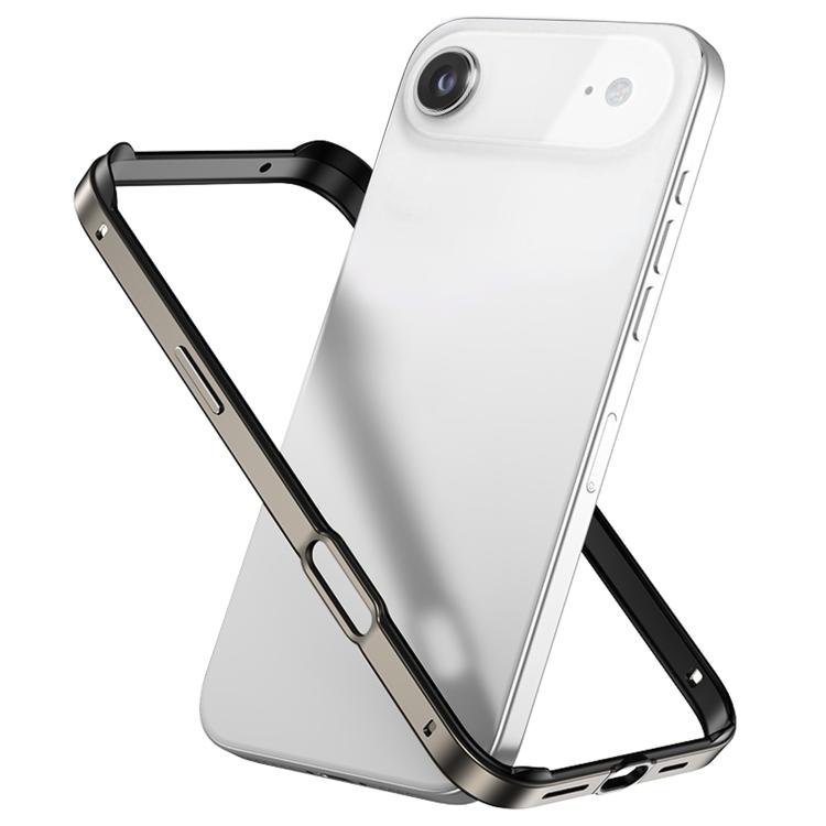金屬混合矽膠四角防震散熱手機框架殼，適用於 iPhone 17 Pro Max、iPhone 17 Pro、iPhone 17、iPhone Air