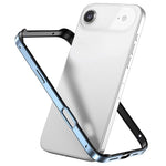 金屬混合矽膠四角防震散熱手機框架殼，適用於 iPhone 17 Pro Max、iPhone 17 Pro、iPhone 17、iPhone Air