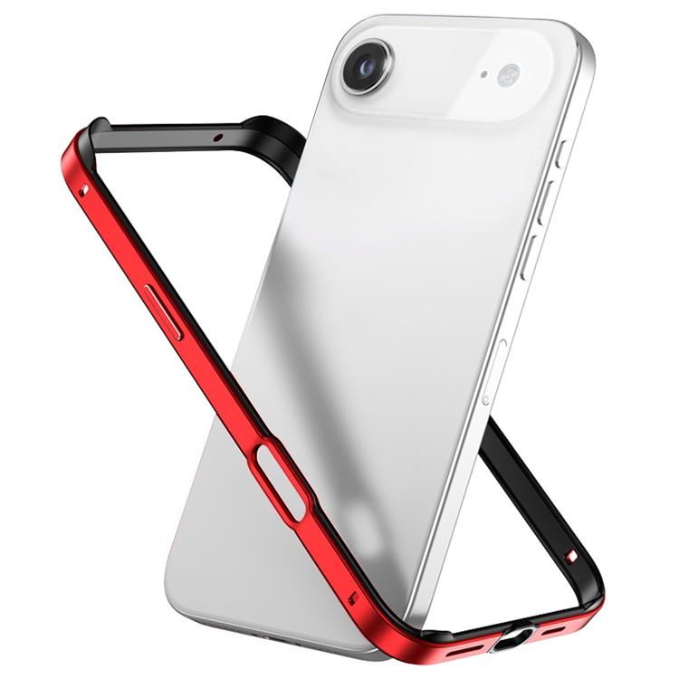 金屬混合矽膠四角防震散熱手機框架殼，適用於 iPhone 17 Pro Max、iPhone 17 Pro、iPhone 17、iPhone Air