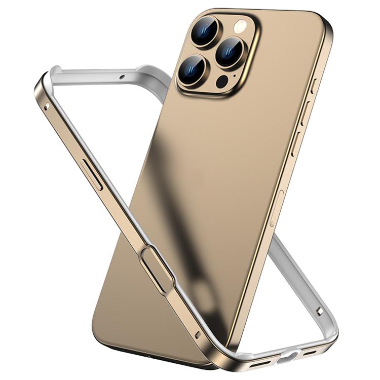 金屬混合矽膠四角防震散熱手機框架殼，適用於 iPhone 16 Pro Max、iPhone 16 Pro、iPhone 16 Plus、iPhone 16