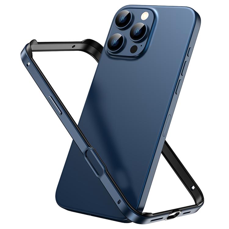 金屬混合矽膠四角防震散熱手機框架殼，適用於 iPhone 16 Pro Max、iPhone 16 Pro、iPhone 16 Plus、iPhone 16