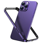 金屬混合矽膠四角防震散熱手機框架殼，適用於 iPhone 16 Pro Max、iPhone 16 Pro、iPhone 16 Plus、iPhone 16