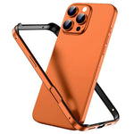金屬混合矽膠四角防震散熱手機框架殼，適用於 iPhone 16 Pro Max、iPhone 16 Pro、iPhone 16 Plus、iPhone 16