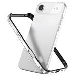 金屬混合矽膠四角防震散熱手機框架殼，適用於 iPhone 16 Pro Max、iPhone 16 Pro、iPhone 16 Plus、iPhone 16