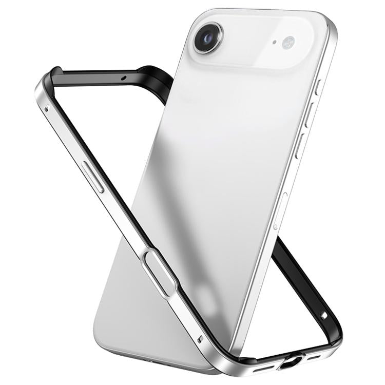金屬混合矽膠四角防震散熱手機框架殼，適用於 iPhone 16 Pro Max、iPhone 16 Pro、iPhone 16 Plus、iPhone 16