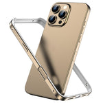 金屬混合矽膠四角防震散熱手機框架殼，適用於 iPhone 16 Pro Max、iPhone 16 Pro、iPhone 16 Plus、iPhone 16