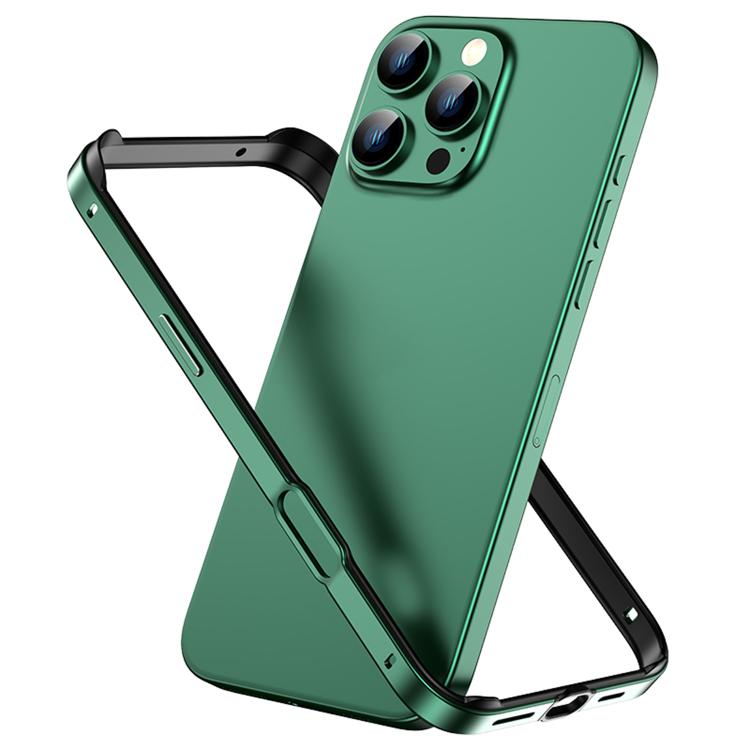 金屬混合矽膠四角防震散熱手機框架殼，適用於 iPhone 16 Pro Max、iPhone 16 Pro、iPhone 16 Plus、iPhone 16