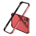 金屬混合矽膠四角防震散熱手機框架殼，適用於 iPhone 15 Pro Max、iPhone 15 Pro、iPhone 15 Plus、iPhone 15