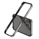 金屬混合矽膠四角防震散熱手機框架殼，適用於 iPhone 15 Pro Max、iPhone 15 Pro、iPhone 15 Plus、iPhone 15