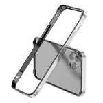 金屬混合矽膠四角防震散熱手機框架殼，適用於 iPhone 15 Pro Max、iPhone 15 Pro、iPhone 15 Plus、iPhone 15