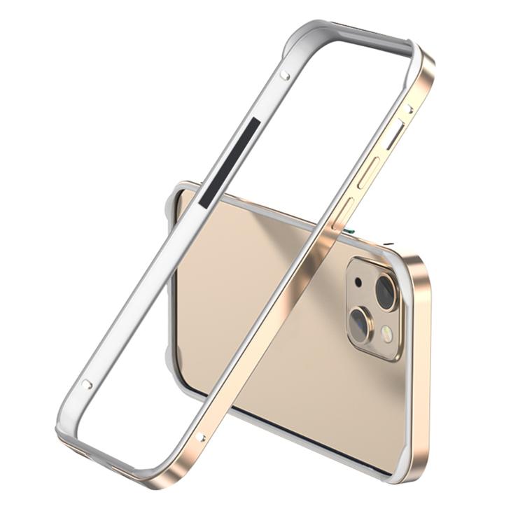金屬混合矽膠四角防震散熱手機框架殼，適用於 iPhone 15 Pro Max、iPhone 15 Pro、iPhone 15 Plus、iPhone 15