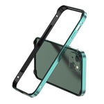 金屬混合矽膠四角防震散熱手機框架殼，適用於 iPhone 15 Pro Max、iPhone 15 Pro、iPhone 15 Plus、iPhone 15