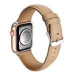 Double-Sided Suede Genuine Leather Watch Band, For Apple Watch 46mm / 49mm / 45mm / 44mm, For Apple Watch 42mm / 41mm / 40mm / 38mm