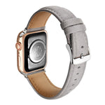 Double-Sided Suede Genuine Leather Watch Band, For Apple Watch 46mm / 49mm / 45mm / 44mm, For Apple Watch 42mm / 41mm / 40mm / 38mm