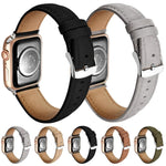 Double-Sided Suede Genuine Leather Watch Band, For Apple Watch 46mm / 49mm / 45mm / 44mm, For Apple Watch 42mm / 41mm / 40mm / 38mm