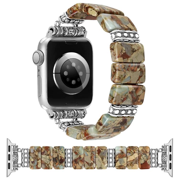 帝王石陶瓷手鍊錶帶，適用 Apple Watch 46mm / 49mm / 45mm / 44mm，適用 Apple Watch 42mm / 41mm / 40mm / 38mm