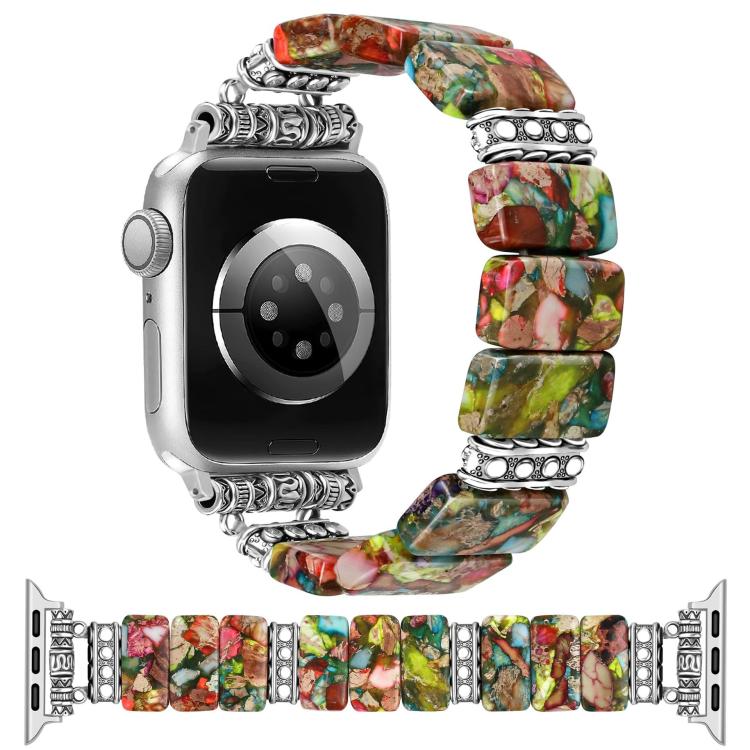 帝王石陶瓷手鍊錶帶，適用 Apple Watch 46mm / 49mm / 45mm / 44mm，適用 Apple Watch 42mm / 41mm / 40mm / 38mm